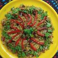 Sumita Roychowdhury's cooksnap of when they made ম্যাগি চাট (Maggi Chat recipe in Bengali).