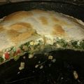 El cooksnap de Rociio Arase cuando hizo Tarta de carne y acelga.