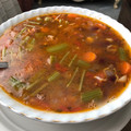El cooksnap de Javy Galdon Lopez cuando hizo Sopa minestrone.