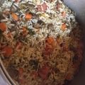 El cooksnap de Luana Da Silva González cuando hizo Paella de verduras y carne.