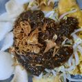 Cooksnap dari Sepur untuk resep Tahu Telur khas Surabaya a.k.a Tahu Tek Telur
