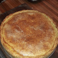 El cooksnap de teabuceto cuando hizo Tarta de verduras con masa crocante con polenta🍆🍅🌽.
