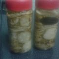 El cooksnap de Tania Arriaza cuando hizo Berenjena al Escabeche.