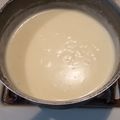 El cooksnap de Luz del Alba cuando hizo Bechamel/Salsa Blanca.