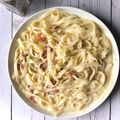 Cooksnap Dapur Yusfarisyia semasa beliau membuat Creamy Carbonara.