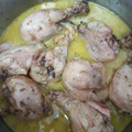 El cooksnap de María leon cuando hizo Jamoncitos de pollo en salsa.