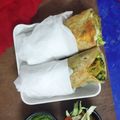 anjli Vahitra का कुकस्नैप जब उन्होंने लेफ्टओवर रोटी की आलू फ्रैंकी (Leftover roti ki aloo franky recipe in hindi) बनाया था।