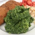 El cooksnap de Amaru Maeda cuando hizo Puré Duquesa con Espinaca.