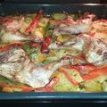 El cooksnap de isilla88555 cuando hizo Cuartos traseros de pollo al horno con verduras.