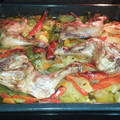 El cooksnap de isilla88555 cuando hizo Cuartos traseros de pollo al horno con verduras.