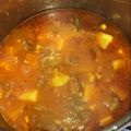 El cooksnap de Silvia Andrijasevich cuando hizo Guiso carrero.