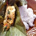 Cooksnap dari Hamzah Imot untuk resep Botok Campur (tahu, tempe, teri, lantoro dan kemangi)