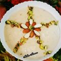 Farzana Memon 's cooksnap of when they made Sooji ki kheer (Semolina pudding).