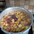 El cooksnap de Irais cuando hizo Ponche de Frutas.