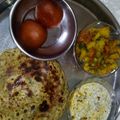 Rashmi का कुकस्नैप जब उन्होंने बथुआ का पराठा (Bathua paratha recipe in hindi) बनाया था।
