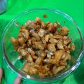 Cooksnap của Bòn Bon khi họ làm theo món Cơm cháy và tóp mỡ rim mắm tỏi