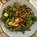 白 的 糯米椒炒豆乾 cooksnap