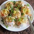 Komal Arora का कुकस्नैप जब उन्होंने दही पापड़ी की चाट (dahi papdi ki chaat recipe in Hindi) बनाया था।