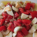 El cooksnap de alejandra cuando hizo Picadillo de verano.