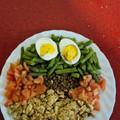 El cooksnap de IVJ89 cuando hizo Ensalada con restos de pollo asado y lentejas.