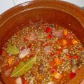 El cooksnap de Mark cuando hizo Lentejas con chorizo y morcilla de calabaza en Cookeo y tradicional.