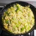El cooksnap de Patricia Frehley cuando hizo Revueltos de zapallitos y queso crema.