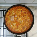 El cooksnap de Raúl Hamsa cuando hizo Paella de conejo.