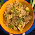 Tanzeena Mukherjee's cooksnap of when they made চাইনিজ এগ ফ্রাইড রাইস (Chinese egg fried rice recipe in bengali).