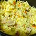 El cooksnap de Andrea Escobar cuando hizo Arroz atollado.