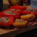 El cooksnap de LuisF Hernàndez cuando hizo Pimiento Morrón Relleno de Ceviche de Atún.