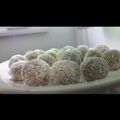 El cooksnap de Rocío Carnerito cuando hizo TRUFAS DE AVENA, DULCE DE LECHE Y COCO RALLADO.