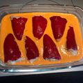 El cooksnap de Rubén Abadía cuando hizo Pimientos del piquillo rellenos de langostinos.