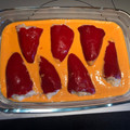 El cooksnap de Rubén Abadía cuando hizo Pimientos del piquillo rellenos de langostinos.