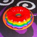 Cooksnap dari Dek Pig untuk resep Kue Lapis Tepung Beras Rainbow Versi Cetakan