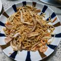 陳小魚 的 生炒花枝(透抽)乾意麵～台南經典美食小吃 cooksnap