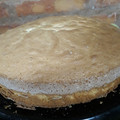 El cooksnap de Sú cuando hizo Bizcochuelo de naranja (base para torta de cumpleaños).