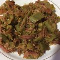 El cooksnap de Sara Lopez cuando hizo Judías verdes rehogadas con jamón y tomate natural.