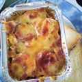 El cooksnap de Andrea cuando hizo Lasaña de carne y verduras.
