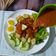 Cooksnap dari Intan Zahra Al Arsyad (Bunda'Reycha) untuk resep Gado Gado Pengantin Enak nih