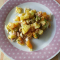 El cooksnap de Zaira cuando hizo Ensalada malagueña.