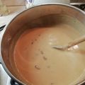 István Zolnai Cooksnap-ja, amikor elkészítette a(z) Babfőzelék (fagyasztott fejtett babból) zúzapörkölttel receptet.