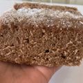 El cooksnap de Sofía Barboza cuando hizo Torta de cacao.