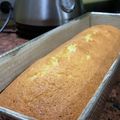 El cooksnap de Lu Barrios cuando hizo Fácil budín económico XXL de naranja y mandarina glaseado, en procesadora.