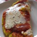 El cooksnap de Maria Silvina Colantonio cuando hizo Pizza con masa de polenta - vegetariano- sin tacc.
