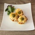 El cooksnap de Descifrándote Firefly cuando hizo Huevos rellenos de atún, surimi y aceitunas aliñadas.