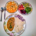 Hajra Fahad's cooksnap of when they made Daal Chawal and Acchar.
