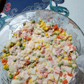 El cooksnap de Felipe roman cuando hizo Ensalada de atún y mayonesa cuaresmal a la Mexicana.