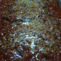 El cooksnap de Agus Schiebert cuando hizo Lasagna de berenjenas.