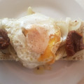 El cooksnap de John Newton cuando hizo Focaccia con cebolla y huevo.