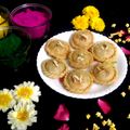 Sunita Vaghela's cooksnap of when they made ચંદ્રકલા (Chandrakala Recipe In Gujarati).